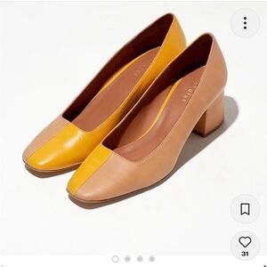 Maguire Lillo Deserto Yellow and Tan Pumps